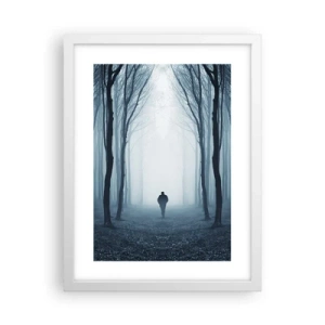 Poster în ramă albă - Și totul este simplu și clar - 30x40 cm