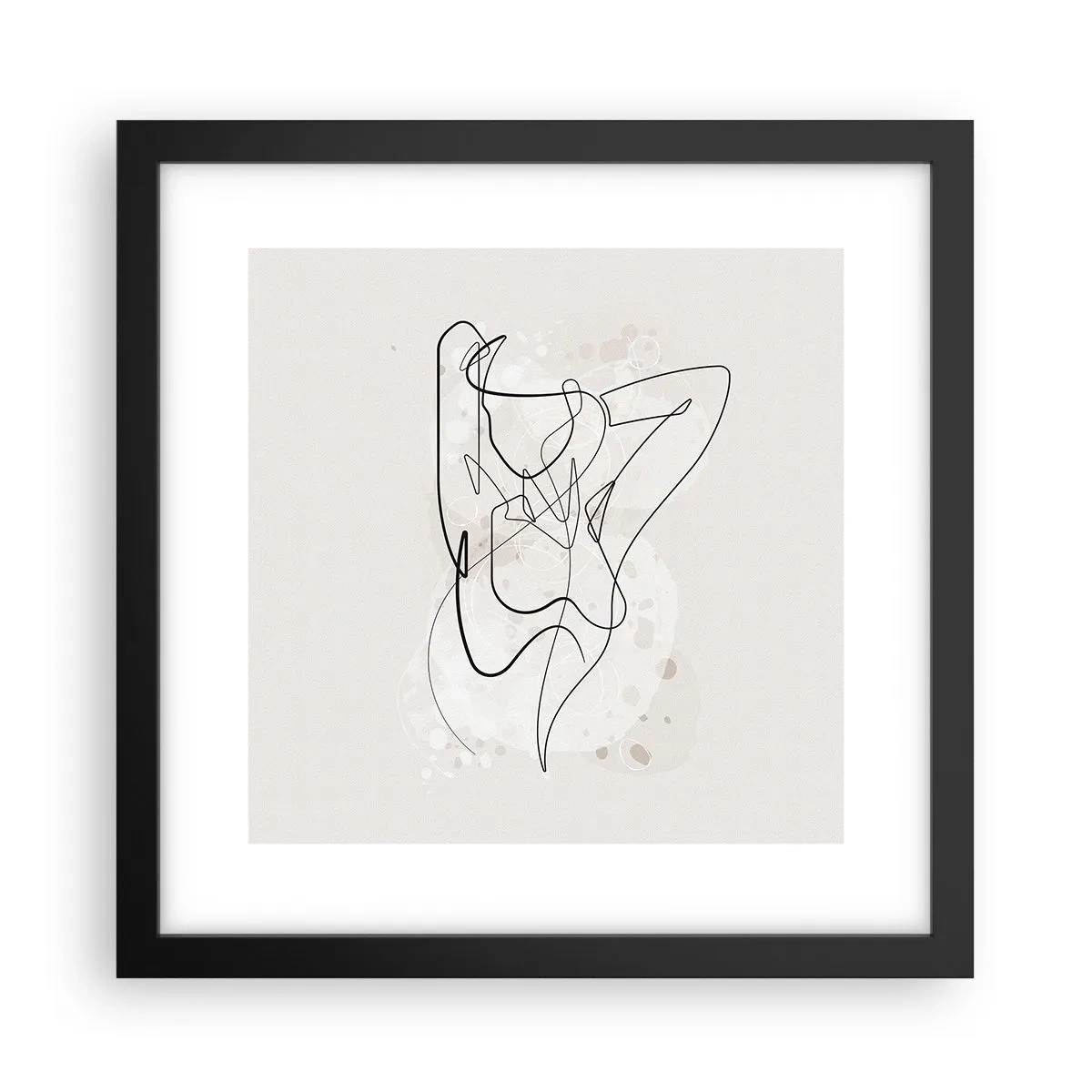 Poster în ramă neagră - Arta seducției - 30x30 cm