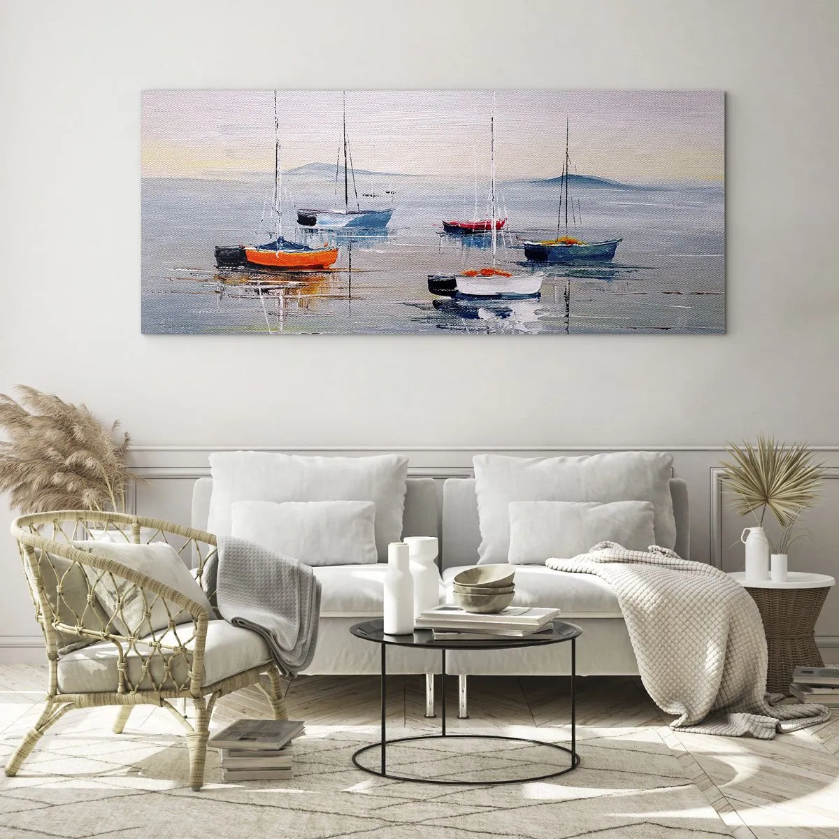 Tablou pe sticlă - O odihnă binemeritată - 100x40 cm