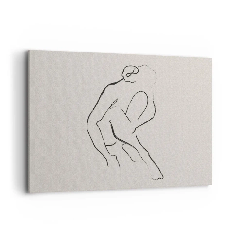 Tablou pe pânză - Schiță intimă - 100x70 cm