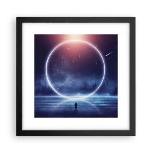 Poster în ramă neagră - Ei sunt deja aici... - 30x30 cm