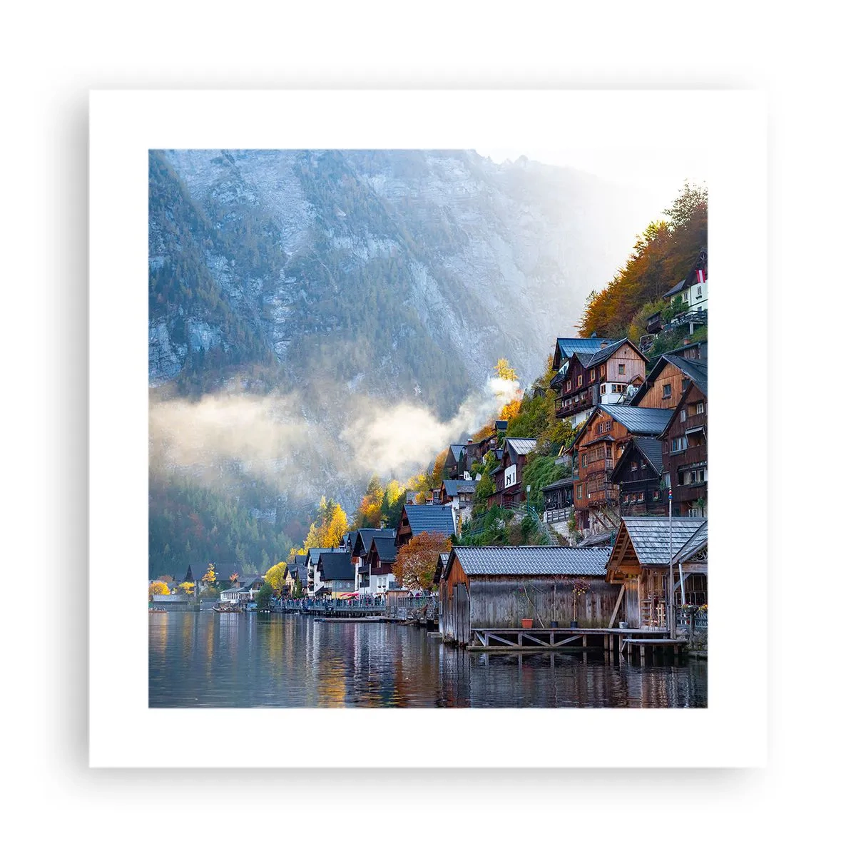 Poster - Atmosferă alpină - 40x40 cm