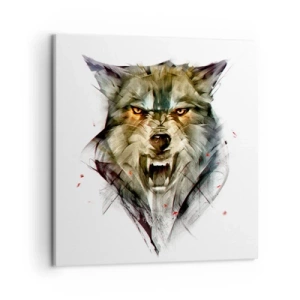 Tablou pe pânză - Nici un pas! - 50x50 cm