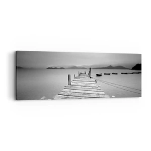 Tablou pe pânză - Dincolo de munți, dincolo de mări - 90x30 cm