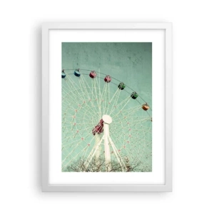 Poster în ramă albă - Poftim la joacă - 30x40 cm