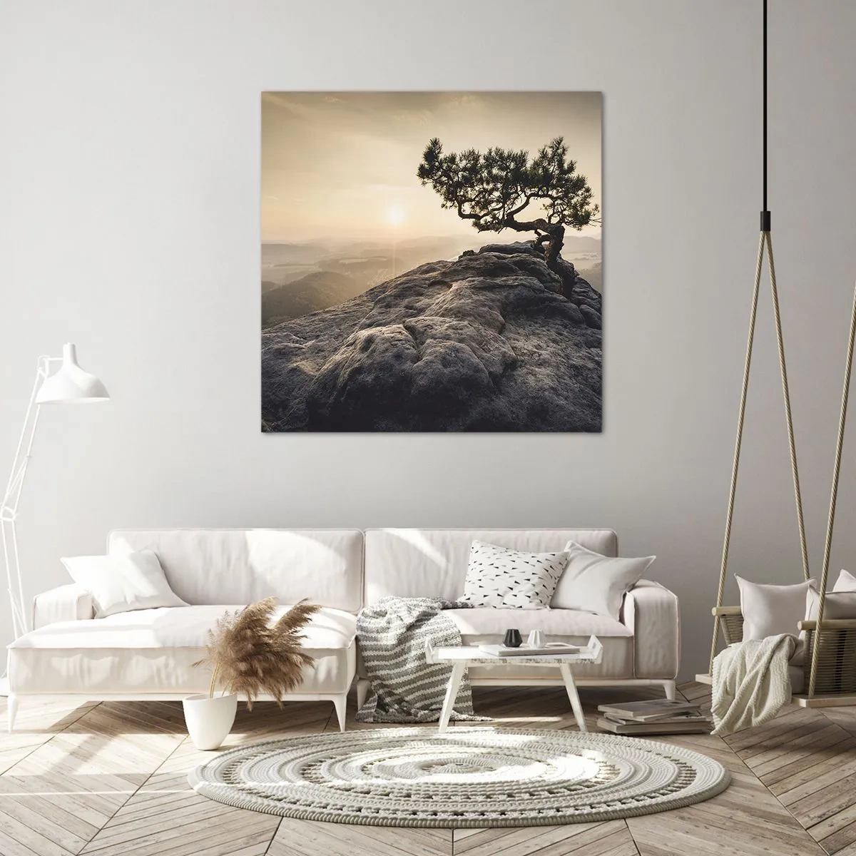 Tablou pe pânză - Viața învinge întotdeauna - 40x40 cm