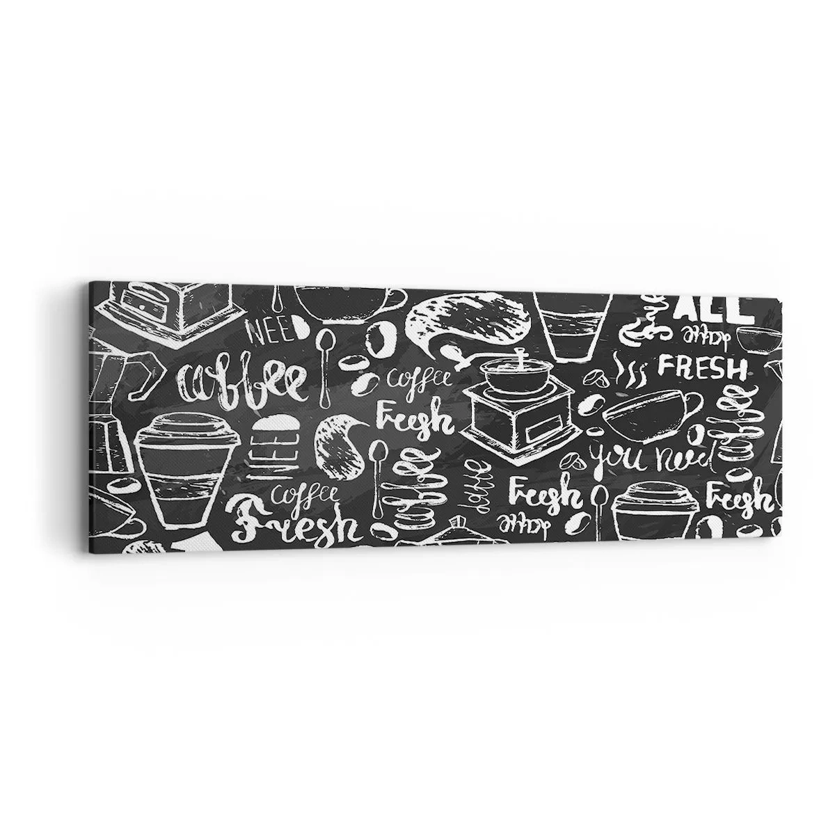 Tablou pe pânză - All you need is… - 90x30 cm