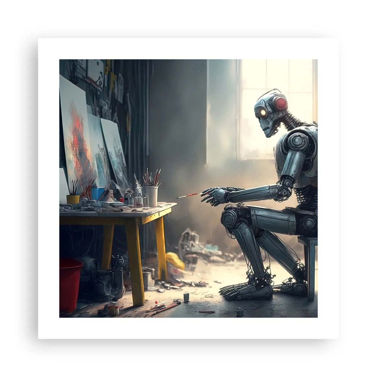 Poster - Actul de creație - 50x50 cm