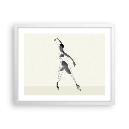 Poster în ramă albă - Într-un teatru de lumină - 50x40 cm