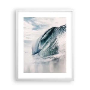 Poster în ramă albă - Summitul apei - 40x50 cm