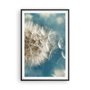 Poster în ramă neagră - Respirația unui înger - 61x91 cm