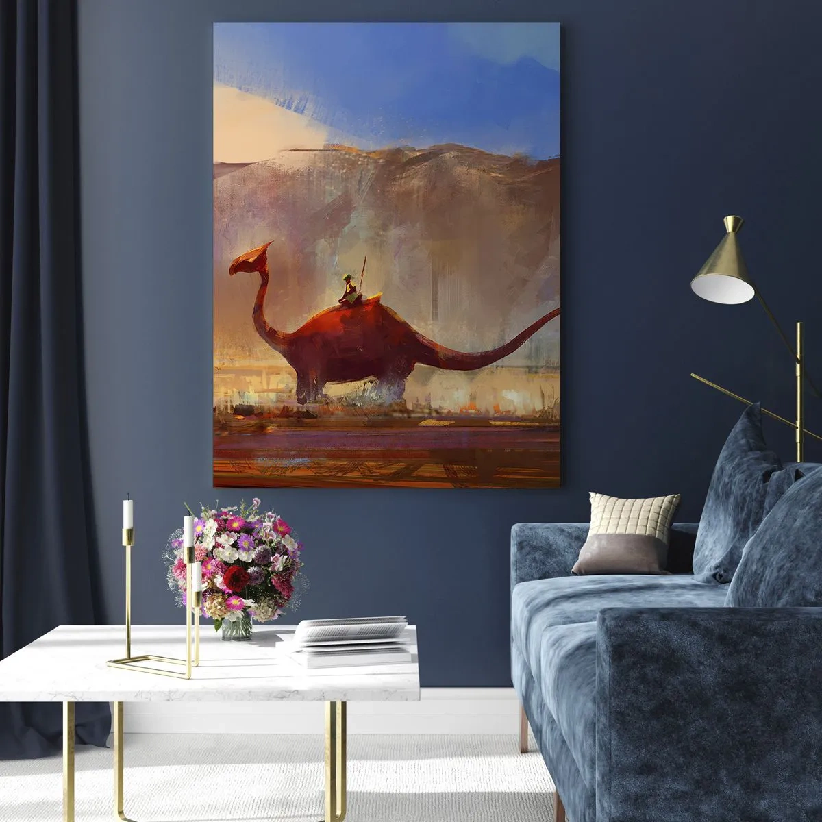 Tablou pe sticlă - Dacă nu ar fi dispărut - 70x100 cm