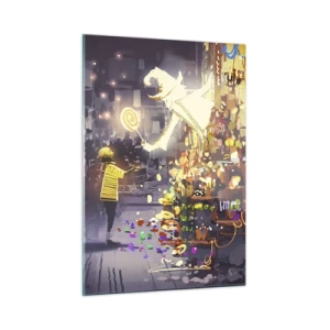 Tablou pe sticlă - Vrăjitoria există - 50x70 cm