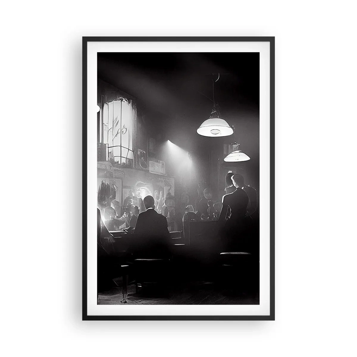 Poster în ramă neagră - În stil jazz - 61x91 cm