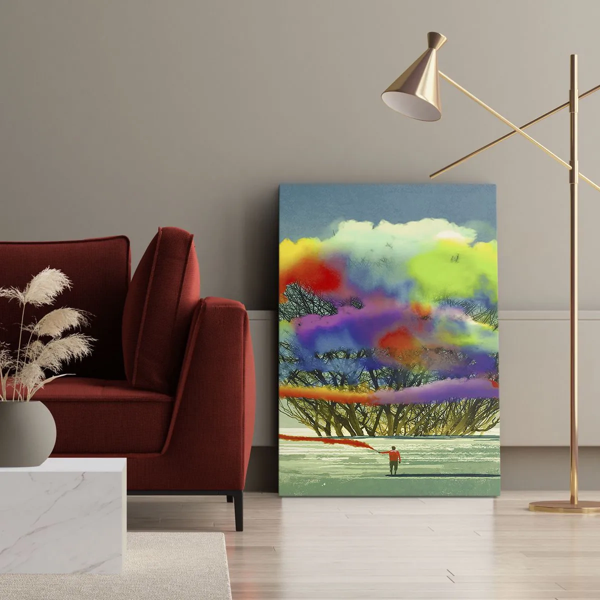 Tablou pe pânză - Aducând această lume la viață - 50x70 cm