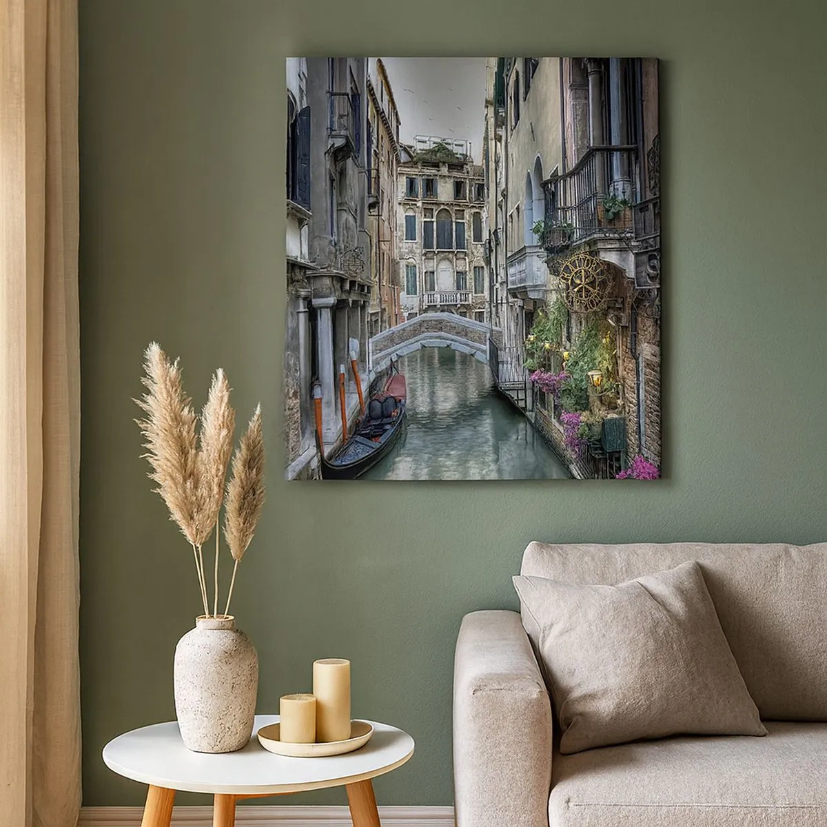 Tablou pe pânză - Timp de secole în reverie tăcută - 30x30 cm