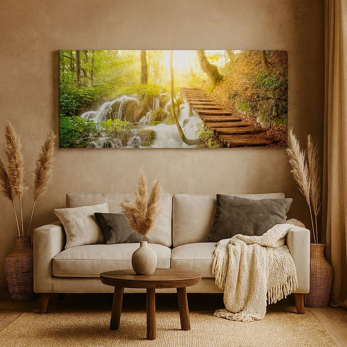 Tablou pe pânză - Răcirea dorită - 100x40 cm