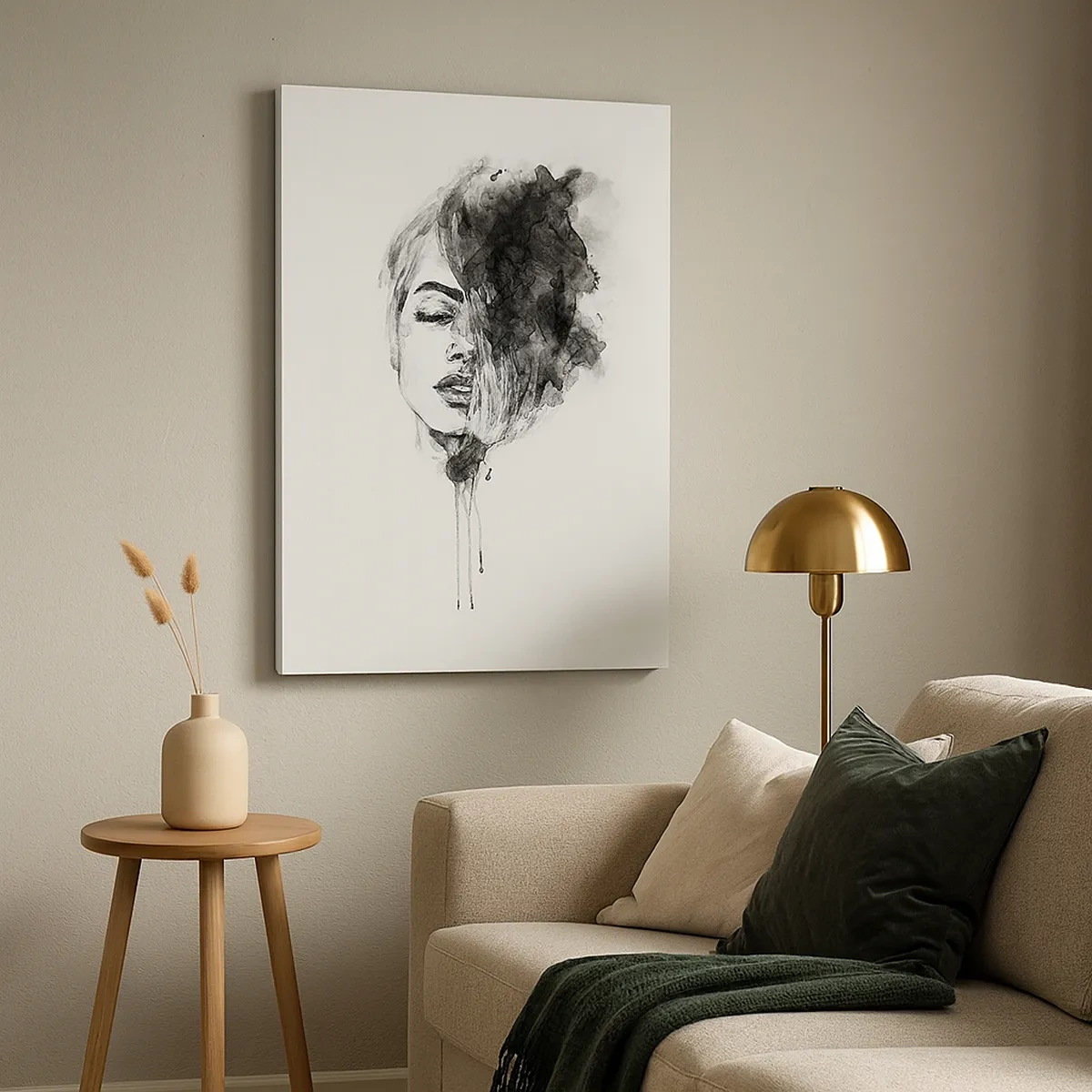 Tablou pe pânză - La ce visează frumoasa - 50x70 cm