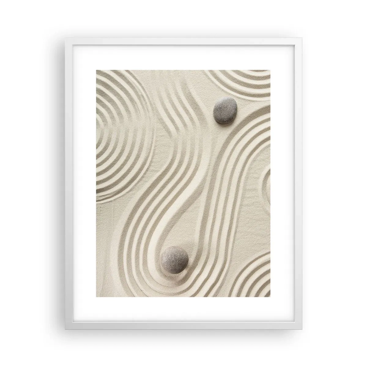 Poster în ramă albă - Atingere de căldură - 40x50 cm