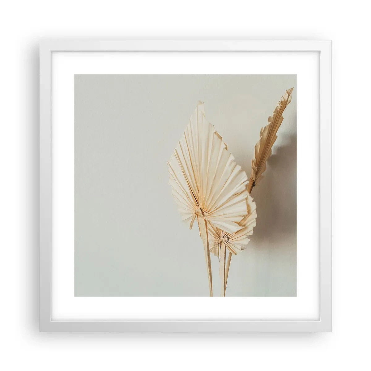 Poster în ramă albă - Când este nevoie de ușurare - 40x40 cm