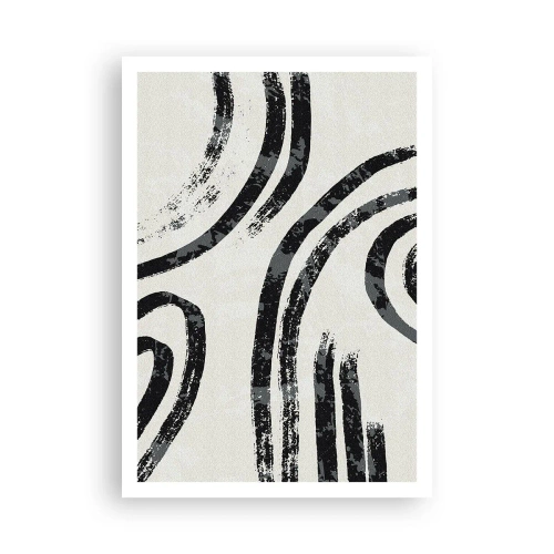 Poster - Pe jumătate oprit - 70x100 cm