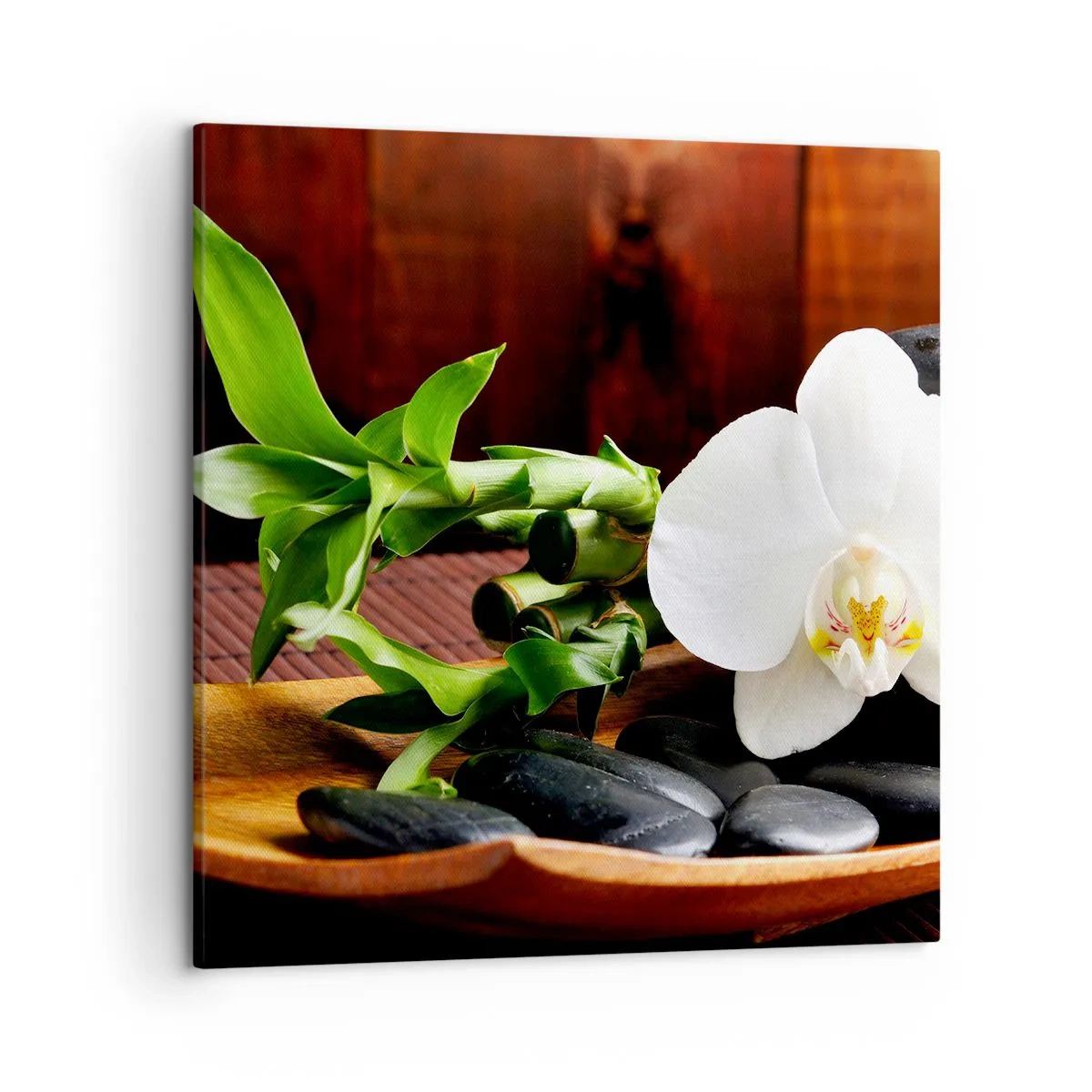 Tablou pe pânză - Lasă natura să te atingă - 50x50 cm