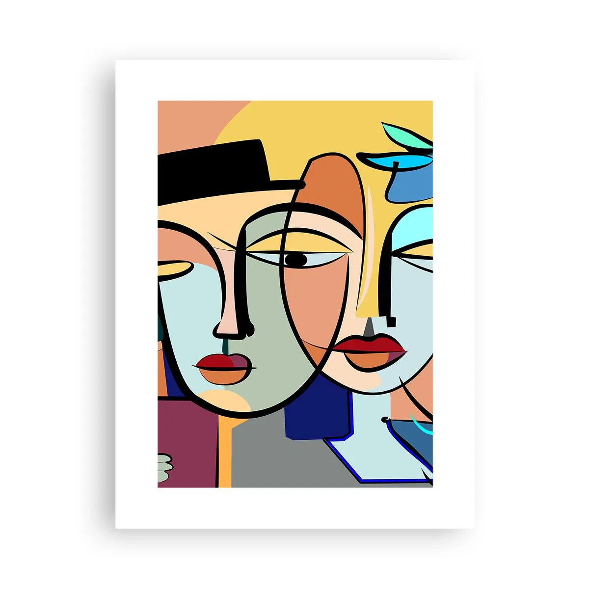 Poster - Întâlnire cu Picasso - 30x40 cm