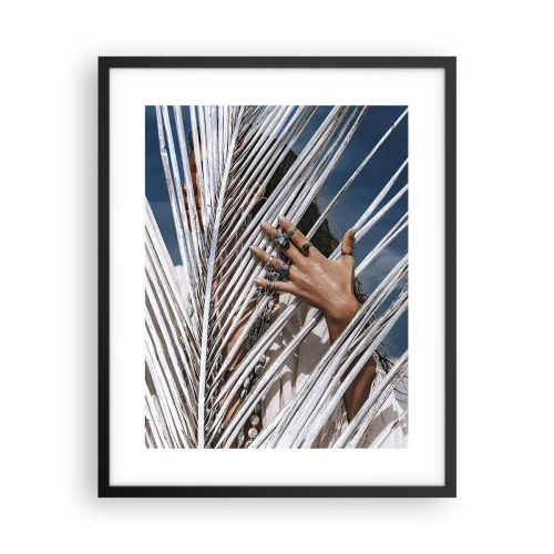 Poster în ramă neagră - Prietena șamanului? - 40x50 cm