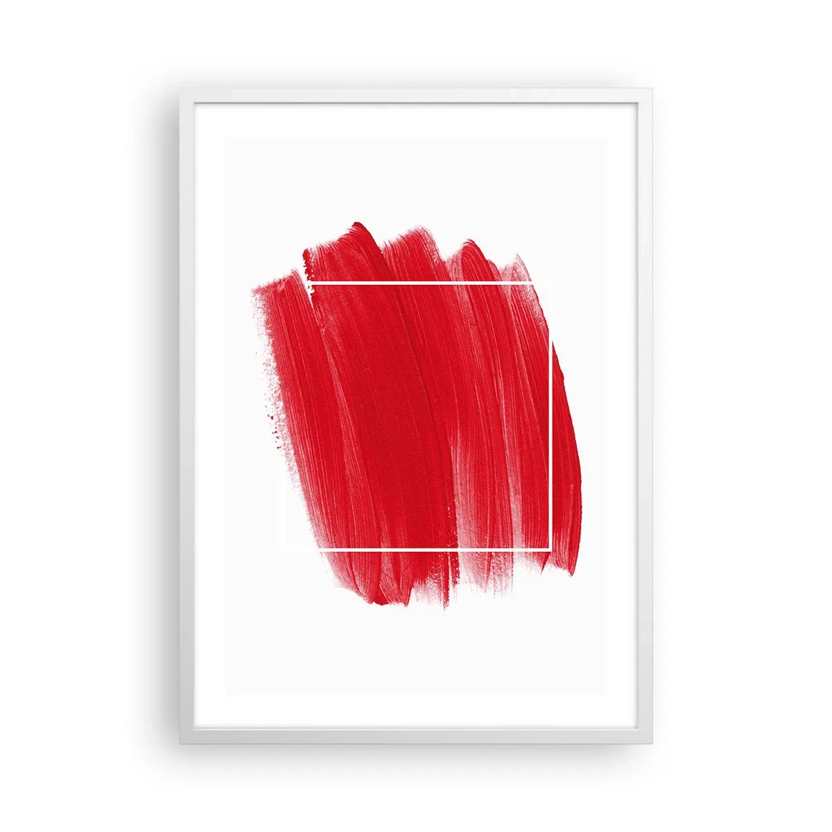Poster în ramă albă - În afara cadrului - 50x70 cm