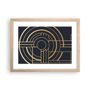 Poster în ramă de stejar deschis - Întoarcerea lucrurilor - 40x30 cm