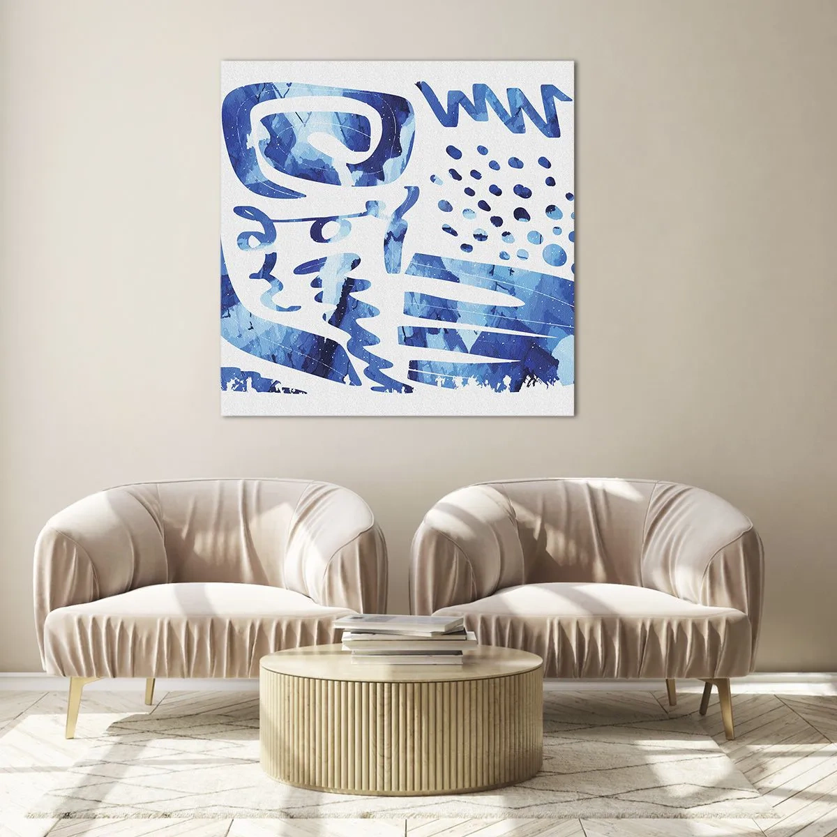 Tablou pe sticlă - Înapoi la rădăcini - 70x70 cm