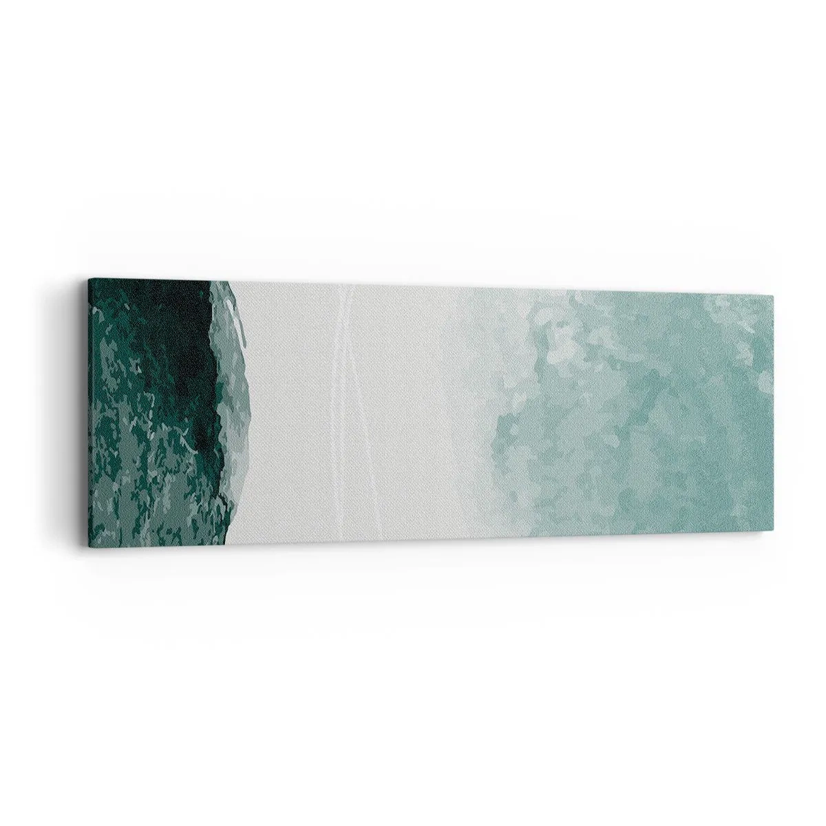 Tablou pe pânză - Întâlnire cu ceața - 90x30 cm