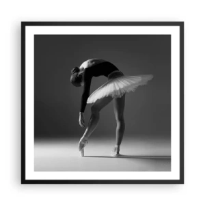 Poster în ramă neagră - Bella balerina - 60x60 cm