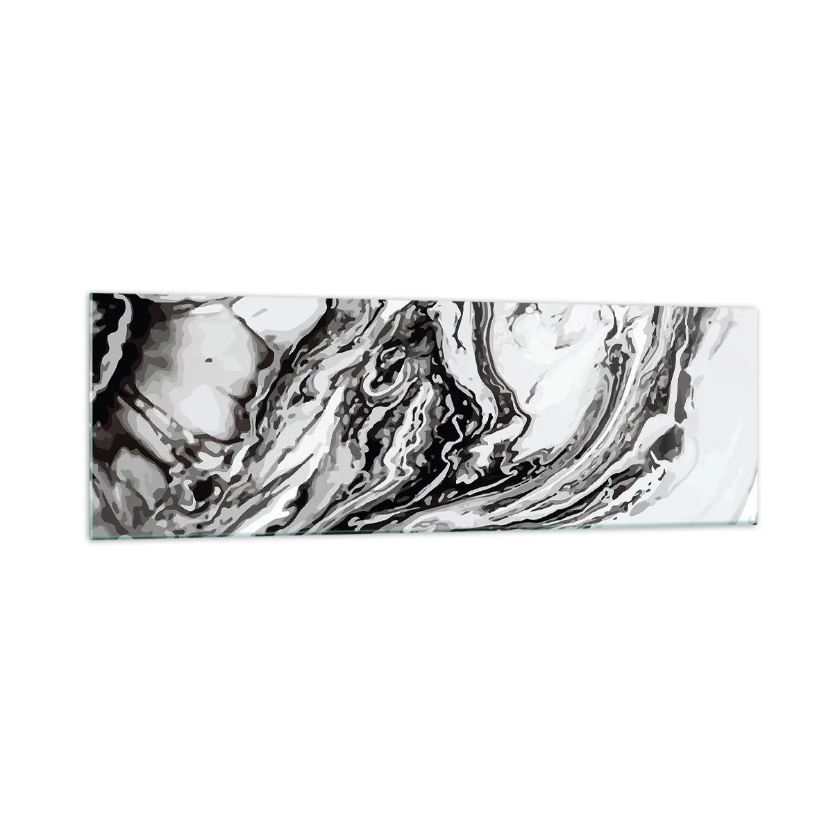 Tablou pe sticlă - La început a fost haos - 160x50 cm