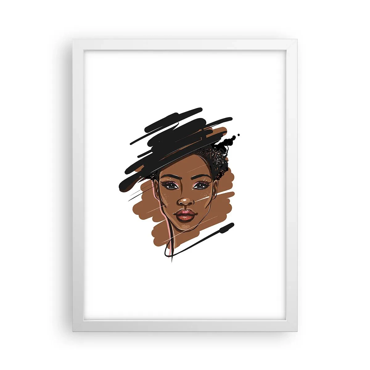 Poster în ramă albă - Dulce ca ciocolata - 30x40 cm