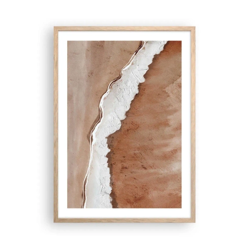 Poster în ramă de stejar deschis - În culorile pământului - 50x70 cm