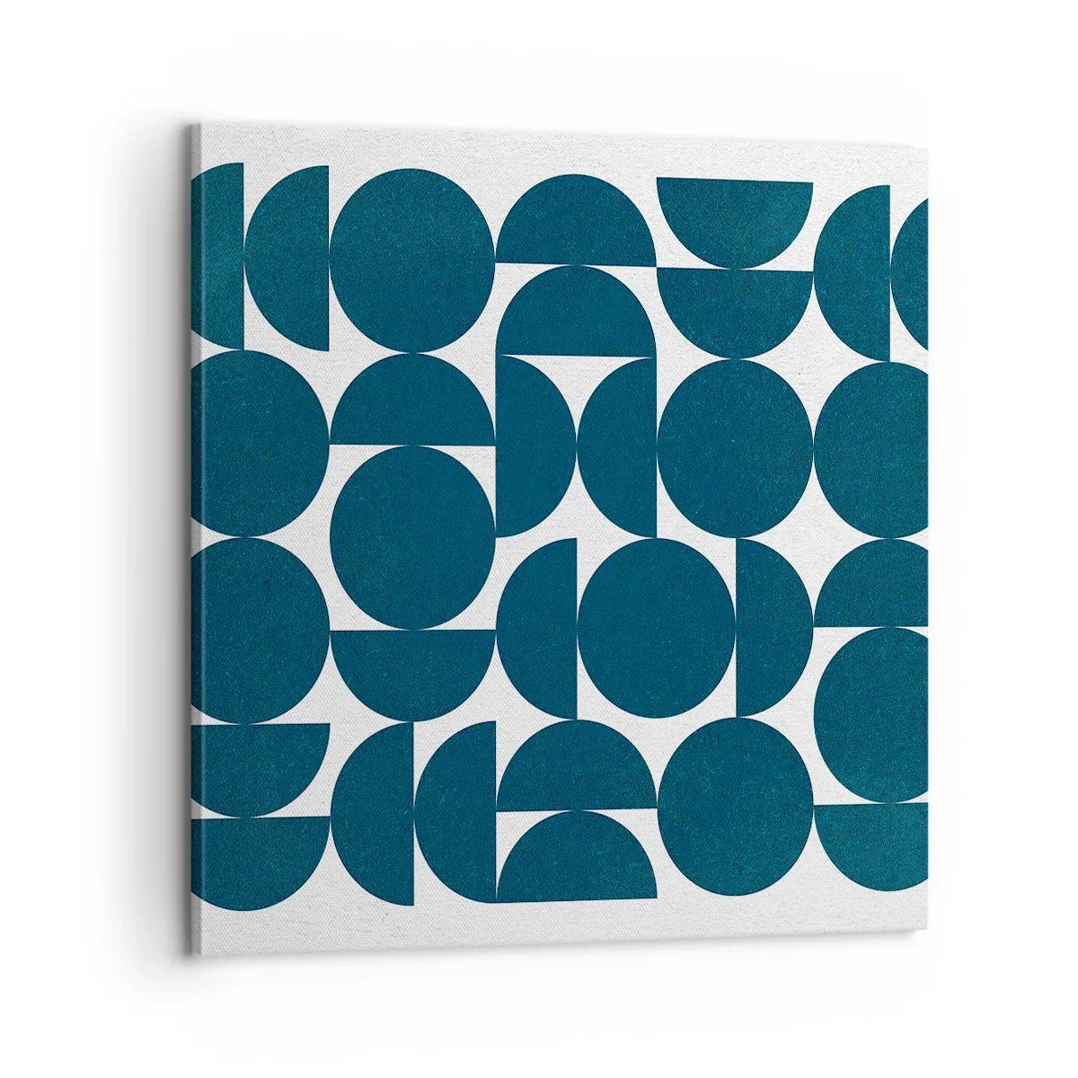 Tablou pe pânză - Cercuri și semicercuri - 60x60 cm