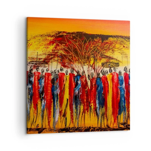Tablou pe pânză - Acolo, acolo, acolo, acolo se duc - 50x50 cm
