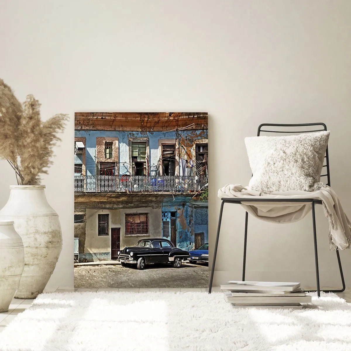 Tablou pe sticlă - Sentimente cubaneze - 80x120 cm