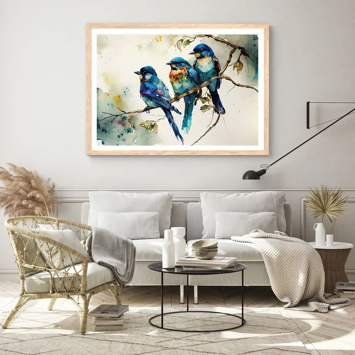 Poster în ramă de stejar deschis - Se simte jignit? - 70x50 cm