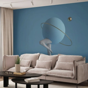 Tapet Standard Eco - Și planetele o iau razna - Abstracția, Picioarele, Tridimensional - 250x175 cm
