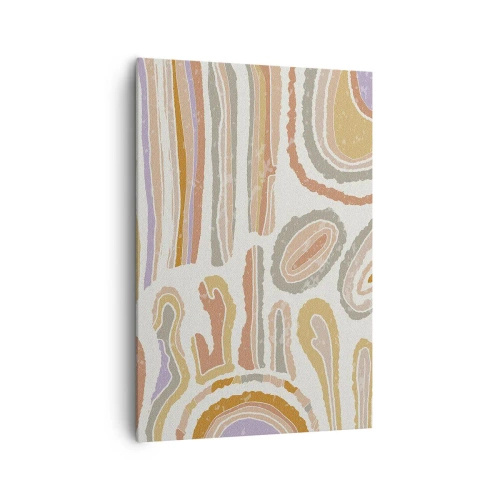 Tablou pe pânză - Secțiuni colorate - 70x100 cm