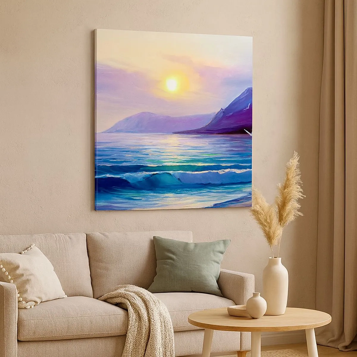 Tablou pe pânză - Cristale de apă și aer - 30x30 cm