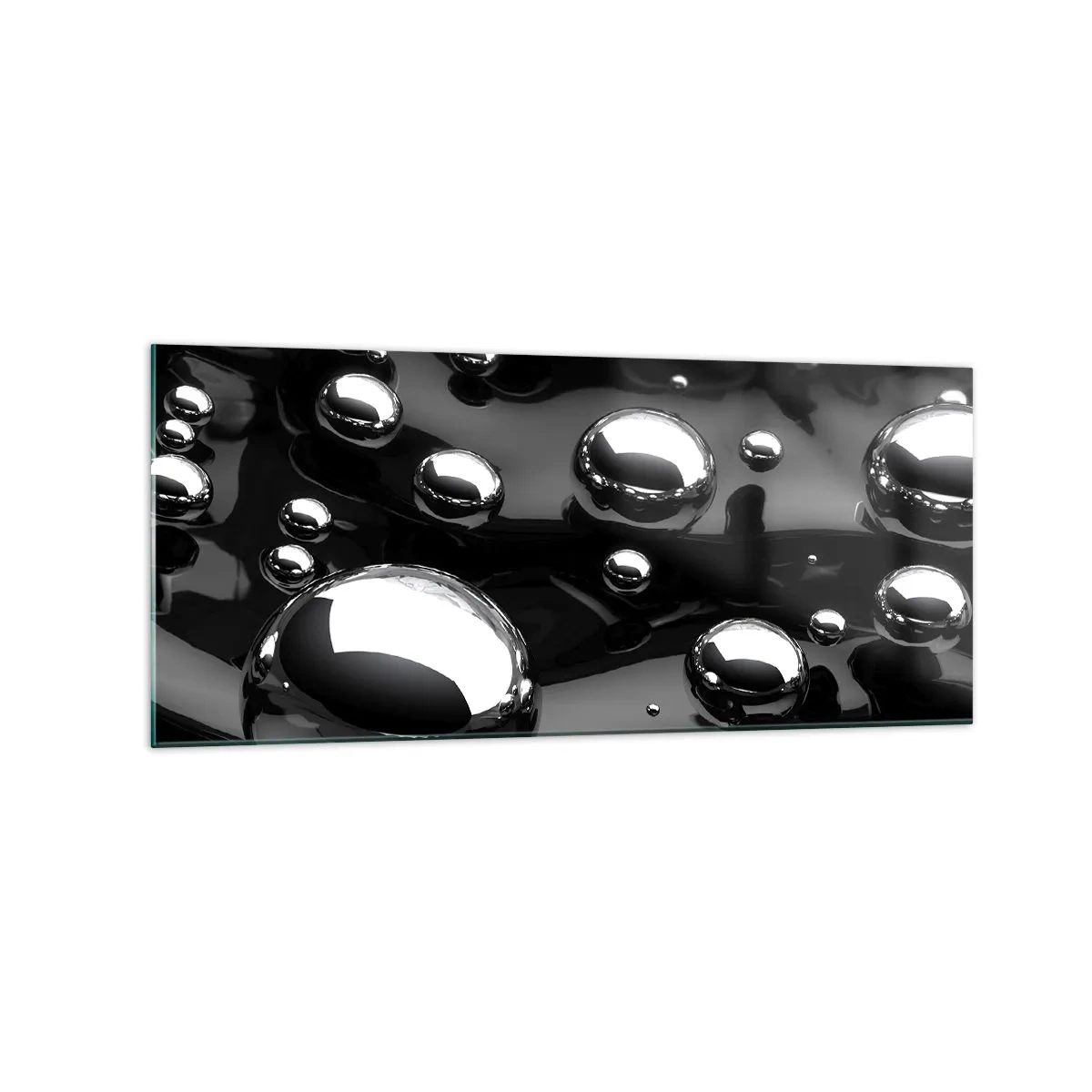 Tablou pe sticlă - Din adâncurile negre - 120x50 cm