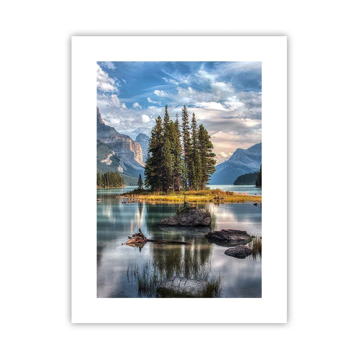 Poster - La o apă mare și limpede… - 30x40 cm