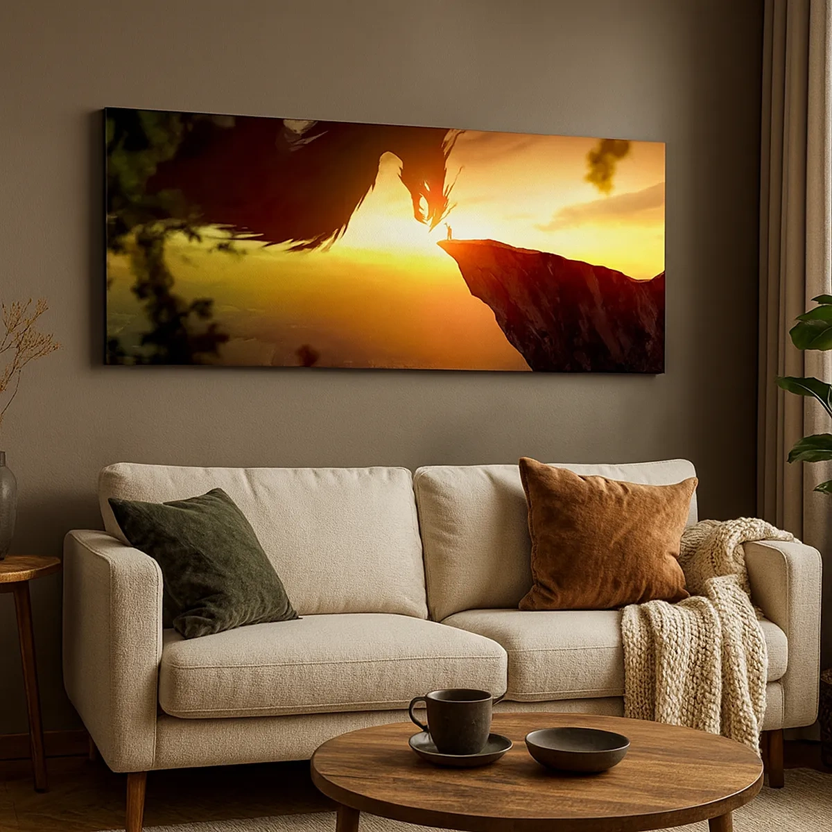 Tablou pe pânză - Vânător de dragoni - 30x30 cm