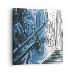 Tablou pe pânză - Rapsodie urbană - 40x40 cm