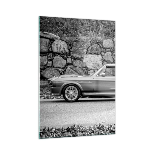 Tablou pe sticlă - Legenda anilor '60. - 50x70 cm