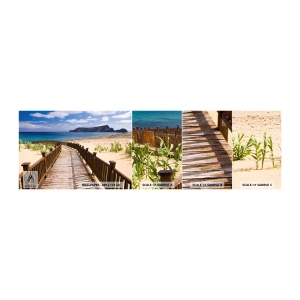 Mostră de Tapet Standard Eco - Du-mă în insulele fericite - Peisaj, plajă, Madeira - 100x30 cm