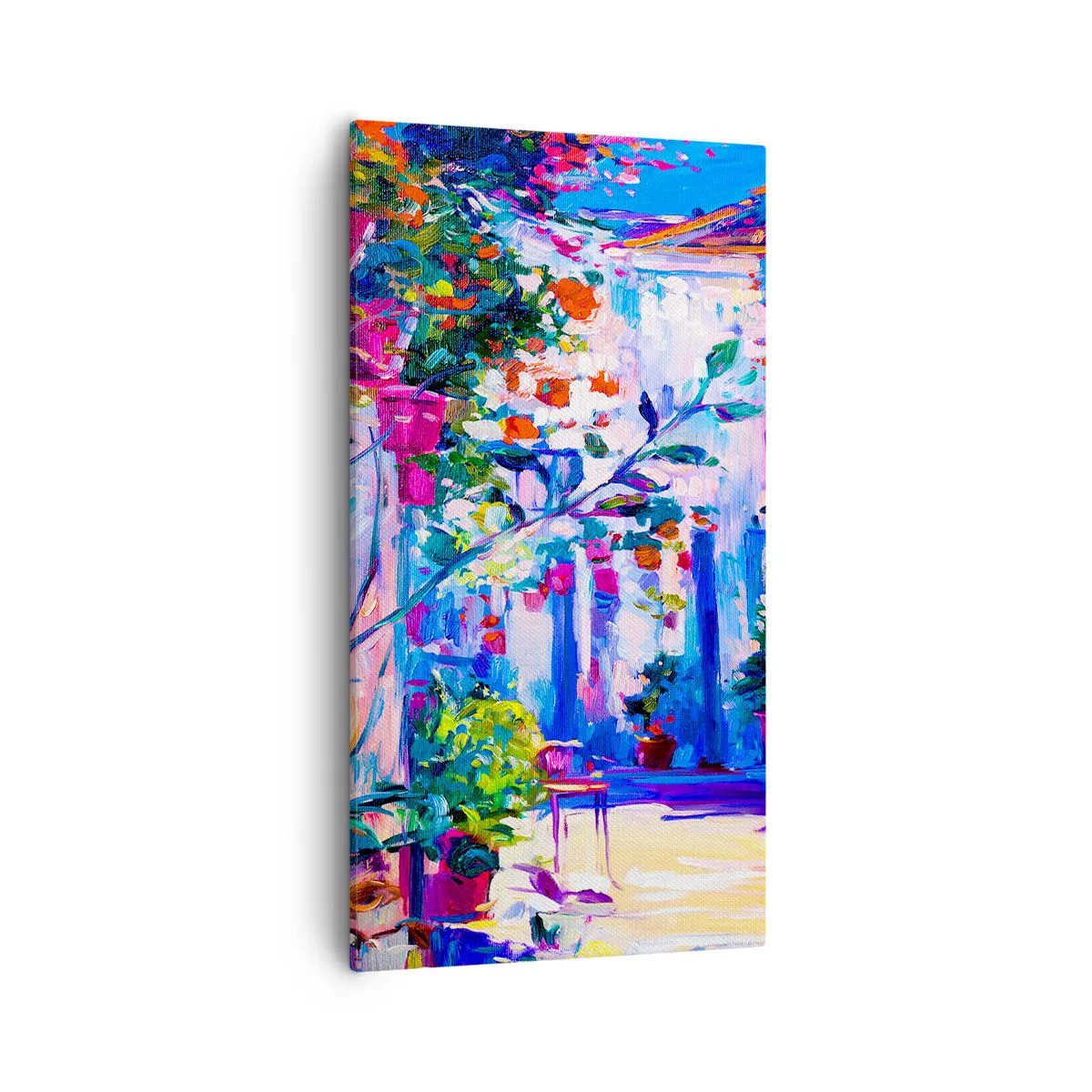 Tablou pe pânză - Impresie - străduță italiană - 55x100 cm